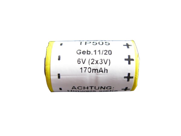 Lithium-Batterie 6V / 160mAh