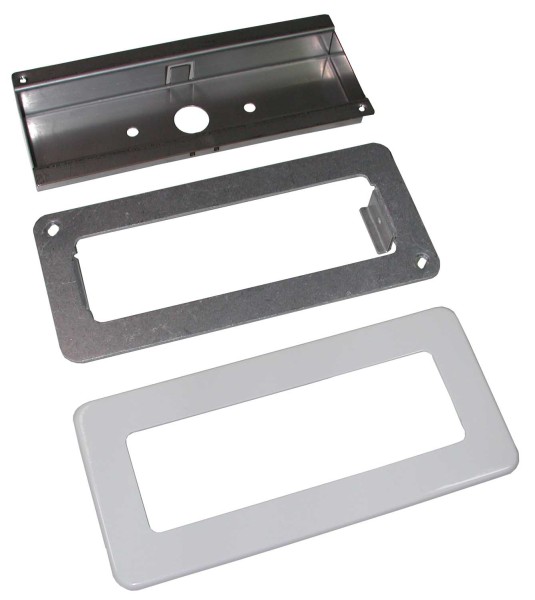 TKS-TKWMU Unterputzmontageset-3 silber